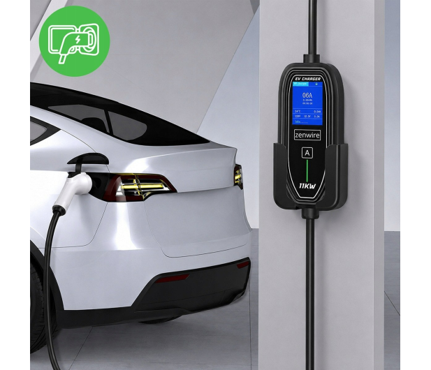 Zenwire Ładowarka do Samochodu Elektrycznego EV 11KW 16A Typ 2 7m - 1604677 - zdjęcie 4